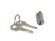Lock Cylinder & 2 Keys - Used In Trunk Or Tailgate