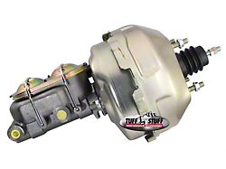 Tuff Stuff Performance Dual Diaphragm Brake Booster with Master Cylinder; 1-1/8-Inch Bore; Gold Zinc (68-82 Corvette C3)