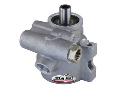 Tuff Stuff Performance GM Type II Power Steering Pump with Pressure Slip and Threaded Mounting; Factory Cast PLUS+ (Universal; Some Adaptation May Be Required)
