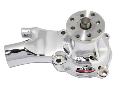Tuff Stuff Performance Standard Style Water Pump; Chrome (67-79 I6 Camaro)