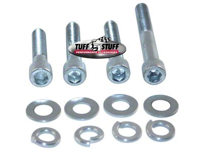 Tuff Stuff Performance Water Pump Bolt Kit; Socket Head; Chrome (67-71 Small Block V8 Camaro)
