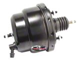 Tuff Stuff Performance 7-Inch Dual Diaphragm Power Brake Booster; Stealth Black (Universal; Some Adaptation May Be Required)