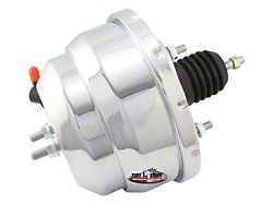 Tuff Stuff Performance 8-Inch Dual Diaphragm Power Brake Booster; Chrome (Universal; Some Adaptation May Be Required)