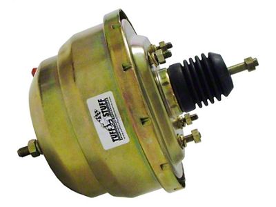 Tuff Stuff Performance 8-Inch Dual Diaphragm Power Brake Booster; Gold Zinc (Universal; Some Adaptation May Be Required)