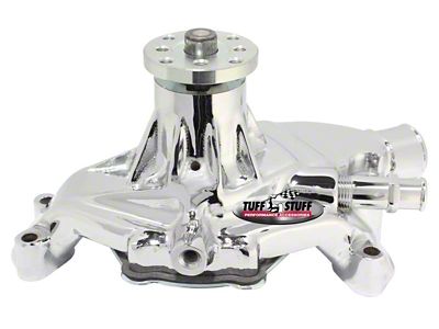 Tuff Stuff Performance Platinum SuperCool Water Pump; Polished (84-91 Corvette C4)