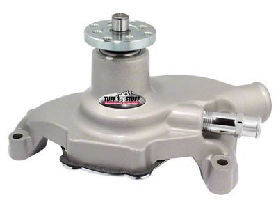 Tuff Stuff Performance Platinum SuperCool Water Pump with Reverse Rotation; Factory Cast Plus+ (84-91 Corvette C4)