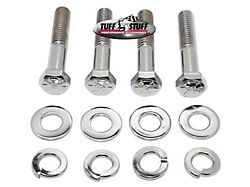 Tuff Stuff Performance Short Water Pump Bolt Kit; Hex Head; Chrome (65-72 Big Block V8 Corvette C2 & C3)