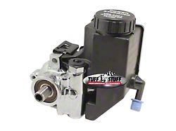 Tuff Stuff Performance Type II Power Steering Pump with Reservoir; Chrome (Universal; Some Adaptation May Be Required)