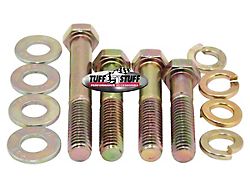 Tuff Stuff Performance Water Pump Bolt Kit; Hex Head; White Zinc (55-71 Small Block V8 Corvette C1, C2 & C3)