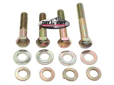 Tuff Stuff Performance Water Pump Bolt Kit; Hex Head; White Zinc (71-91 350 V8 Corvette C3 & C4)