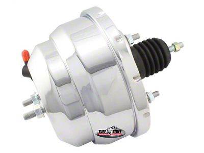 Tuff Stuff Performance 8-Inch Dual Diaphragm Power Brake Booster; Chrome (Universal; Some Adaptation May Be Required)