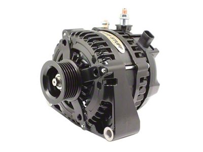 Tuff Stuff Performance Type II Power Steering 1-Groove Pulley; Black (Universal; Some Adaptation May Be Required)