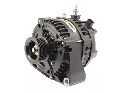 Tuff Stuff Performance Type II Power Steering 1-Groove Pulley; Black (Universal; Some Adaptation May Be Required)