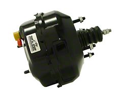 Tuff Stuff Performance 9-Inch Dual Diaphragm Power Brake Booster; Stealth Black (Universal; Some Adaptation May Be Required)