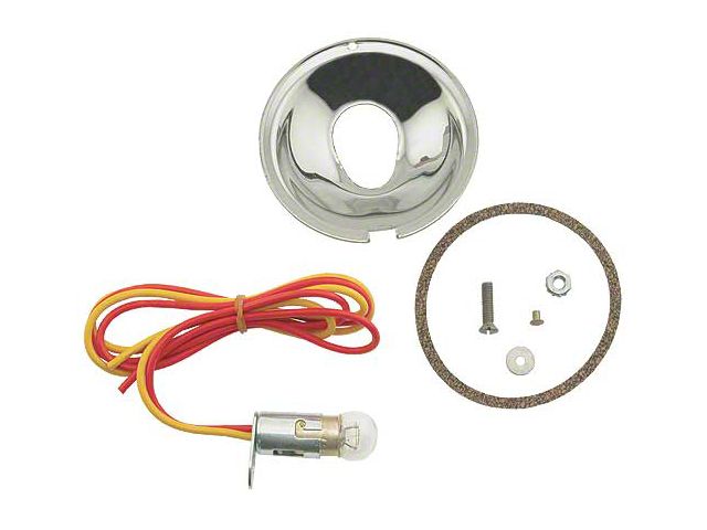 Turn Signal Adapter Kit - Stainless Steel - With Turn Signals - With Both 6 & 12 Volt Bulbs - Ford