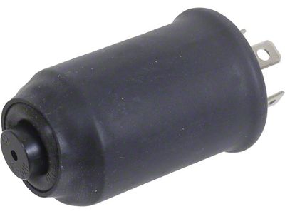6V Turn Signal Flasher,3 Prong,With Shut Off Beep