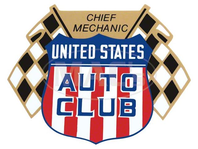 U.S. Auto Club Decal