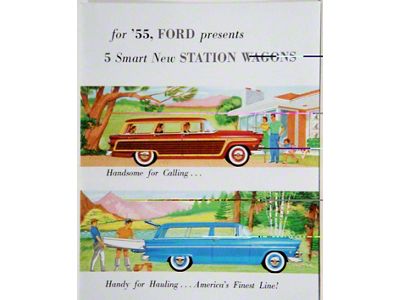 1955 Ford Station Wagon Sales Brochure