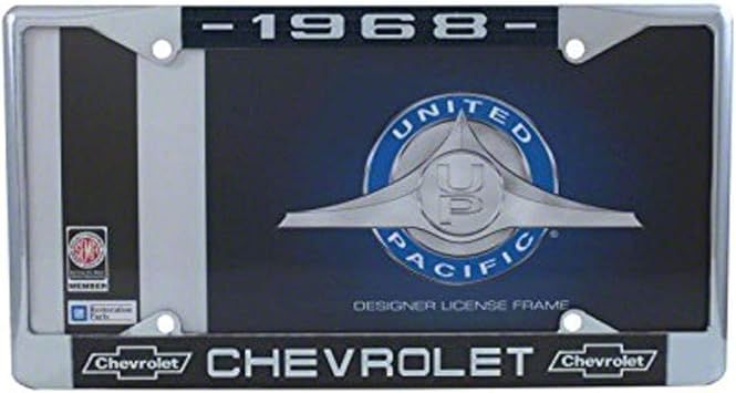 1978 ONLY Monte Carlo Rear License Plate Pocket – Vertical Trim Set Chrome