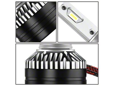 6000K LED Headlight Bulbs; H3