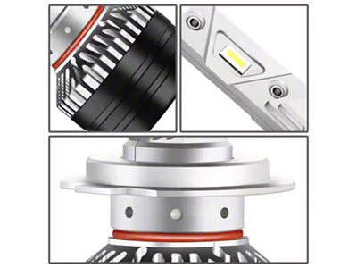 6000K LED Headlight Bulbs; H7