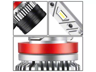 6000K LED Headlight Bulbs; H8
