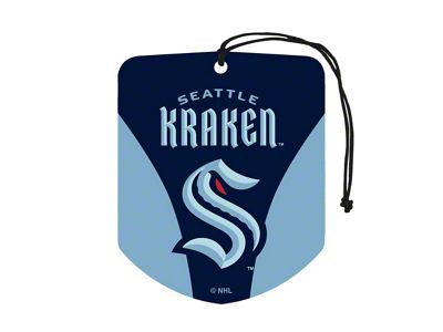 Air Fresheners with Seattle Kraken Logo; Deep Sea Blue