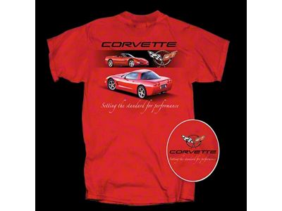 C5 Setting the Standard for Performance T-Shirt; Red