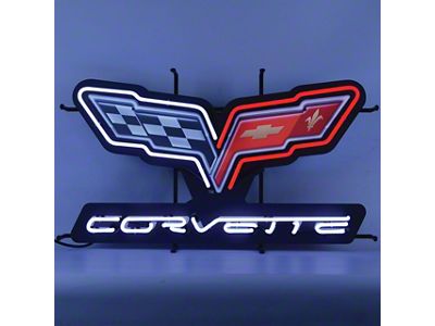 C6 Flags Neon Sign