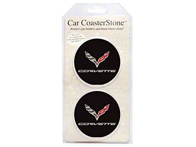 Car Coasters with C7 Logo
