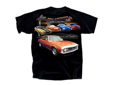 Car Station T-Shirt; Black