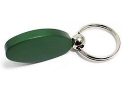 Chevy Oval Key Chain; Green
