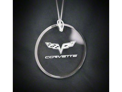Engraved Round Ornament with C6 Logo