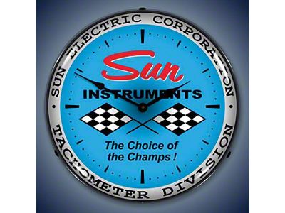 LED Clock; Sun Tachometer Blue