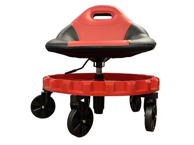 ProGear Mobile Rolling Gear Race Seat; Red