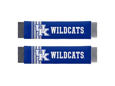Rally Seatbelt Pads with Kentucky Logo; Blue (Universal; Some Adaptation May Be Required)