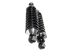 Rear Street Rod Coil-Over Shocks; Black; 180 lb,/in. Spring Rate (Universal; Some Adaptation May Be Required)