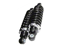 Rear Street Rod Coil-Over Shocks; Black; 200 lb,/in. Spring Rate (Universal; Some Adaptation May Be Required)