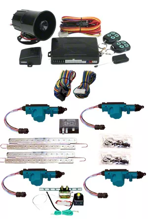 Universal EK Remote Starter and Security System with Door and Trunk ...