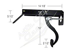 Universal Firewall Mount Power or Manual Brake Pedal (Universal; Some Adaptation May Be Required)