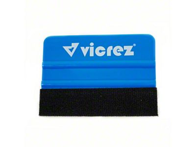 Vinyl Wrap Felt Soft Squeegee; Blue Suede