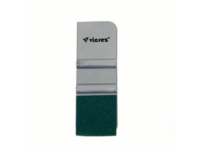 Vinyl Wrap Felt Soft Squeegee; Green Suede; 1-Inch