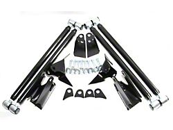 Weld-On Rear Air Ride 4-Link Hot Rod Suspension Kit for 2.75-Inch Axle Tube (Universal; Some Adaptation May Be Required)