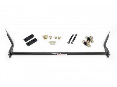 UMI Performance 1-1/4-Inch Splined Front Sway Bar with Double Shear End Links; Black (70-81 Camaro)
