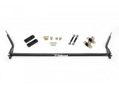 UMI Performance 1-1/4-Inch Splined Front Sway Bar with Stock Style End Links; Black (70-81 Camaro)