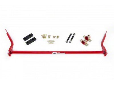 UMI Performance 1-1/4-Inch Splined Front Sway Bar with Stock Style End Links; Red (70-81 Camaro)