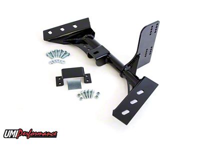 UMI Performance 700R4/T5 Transmission Torque Arm Relocation Kit; Black (82-92 Camaro)