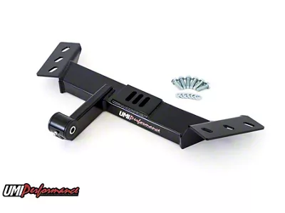 UMI Performance 700R4/T5 Transmission Tunnel Mounted Torque Arm Mount; Black (82-92 Camaro)