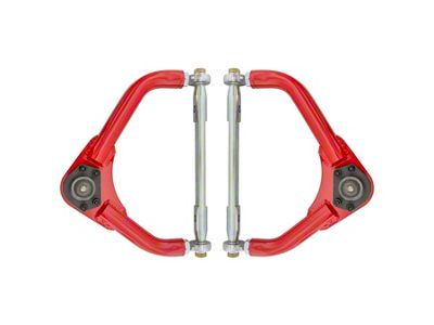 UMI Performance Adjustable Tubular Front Upper A-Arms; Red (70-81 Camaro)