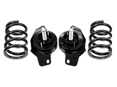 UMI Performance K-Member Upper Spring Mount Weight Jacks; 850 lb. Spring Rate; Black (82-92 Camaro w/ UMI K-Member)